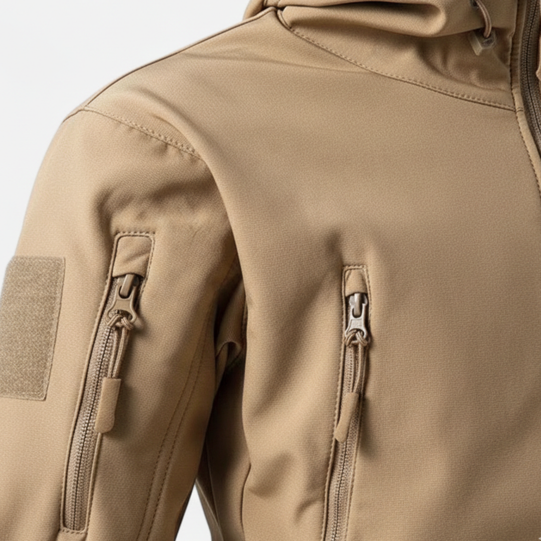 Men’s Tactical Jacket Hooded Zip Up