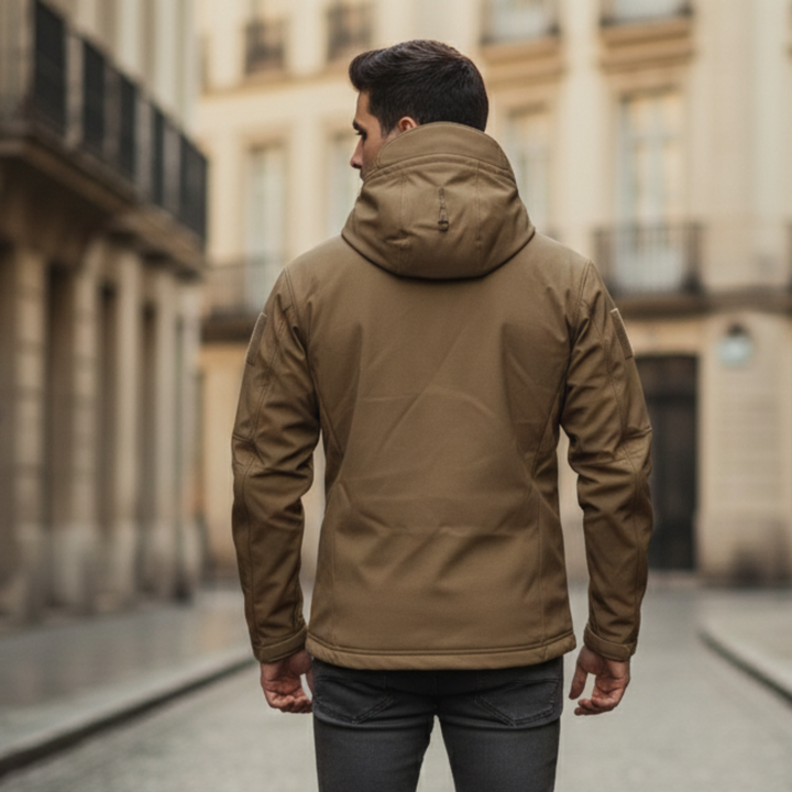 Men’s Tactical Jacket Hooded Zip Up