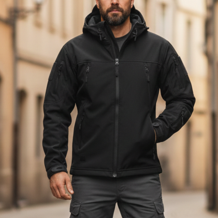 Men’s Tactical Jacket Hooded Zip Up