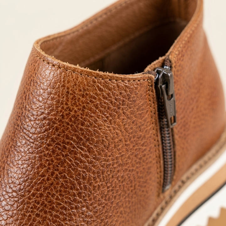 Women’s Platform Wedge Ankle Boots Side Zipper