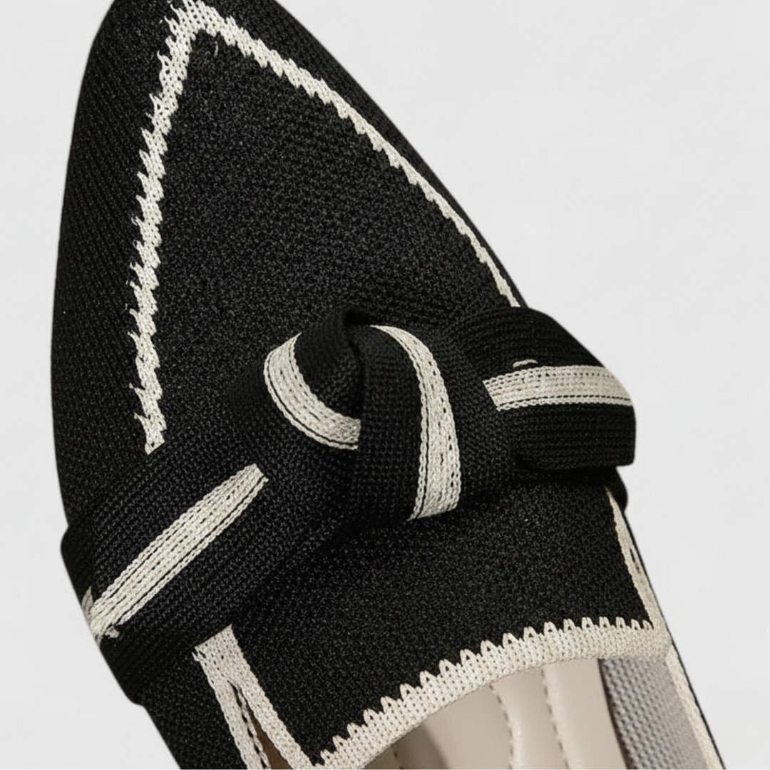 Women’s Orthopedic Pointed-Toe Knit Loafers