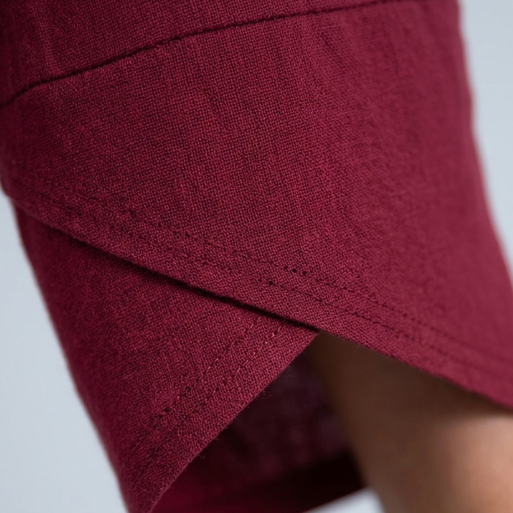 Women Wide Leg Pants Elastic Waist Cropped Casual