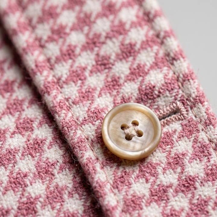 Men’s Houndstooth Blazer Slim Fit Sport Coat