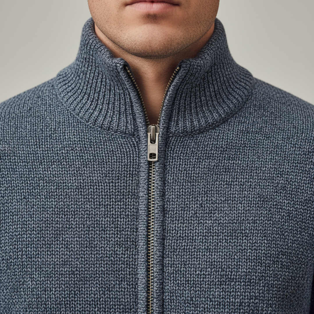 The Bennett Knit Zip Jacket