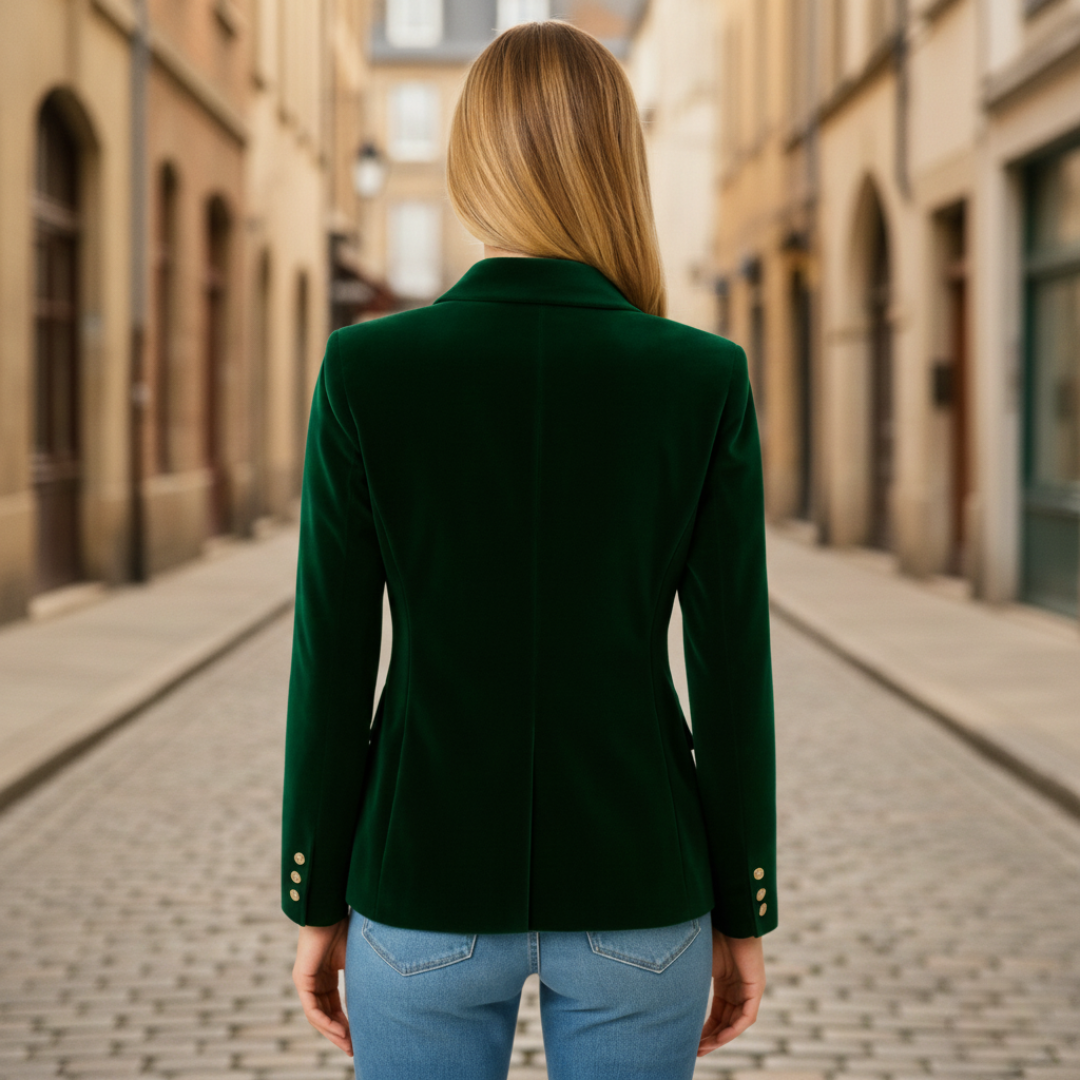 The Isolde Velvet Tailored Blazer