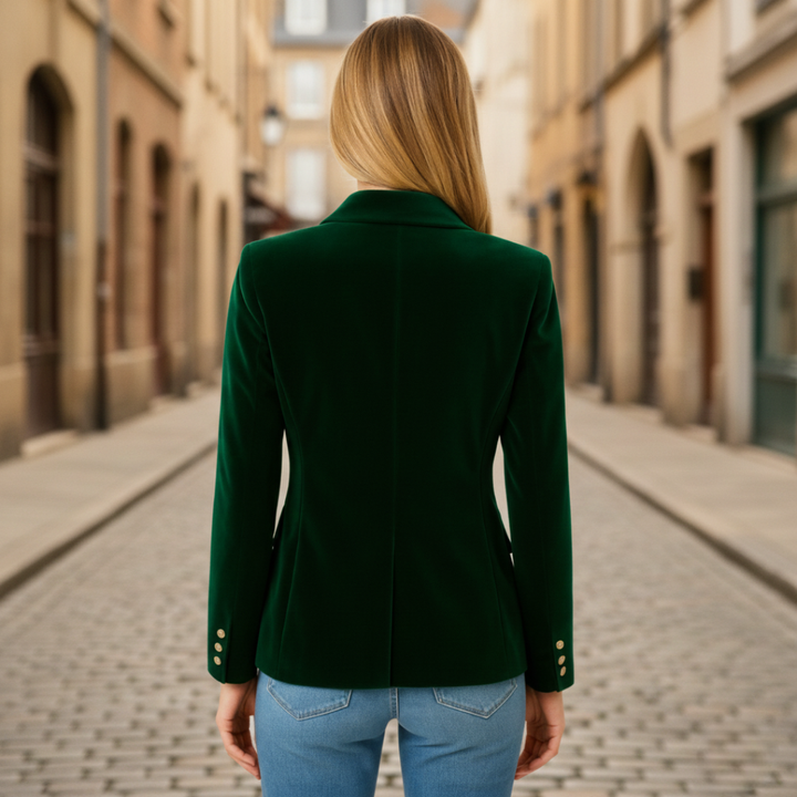 The Isolde Velvet Tailored Blazer