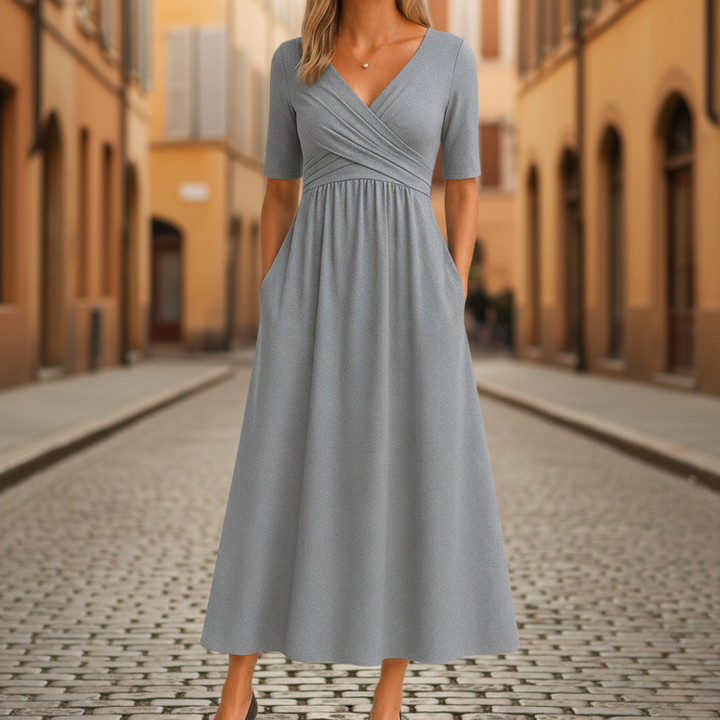 The Juliette Wrap Midi Dress