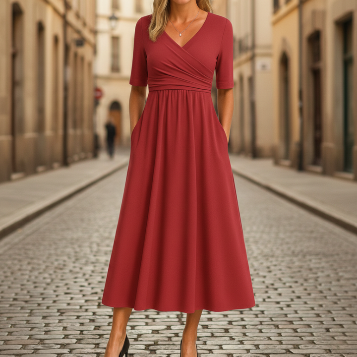 The Juliette Wrap Midi Dress