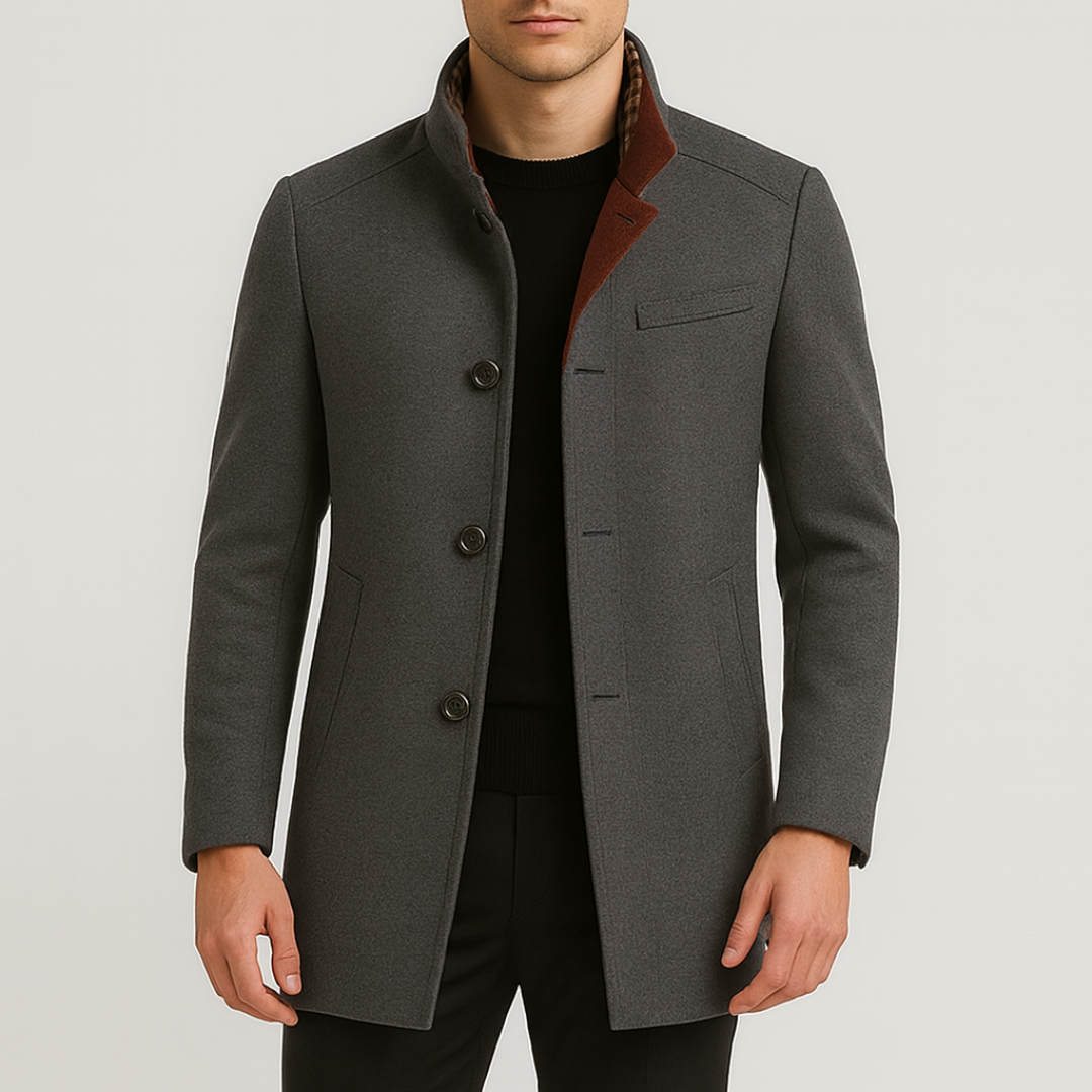 The Knightsman Wool Overcoat