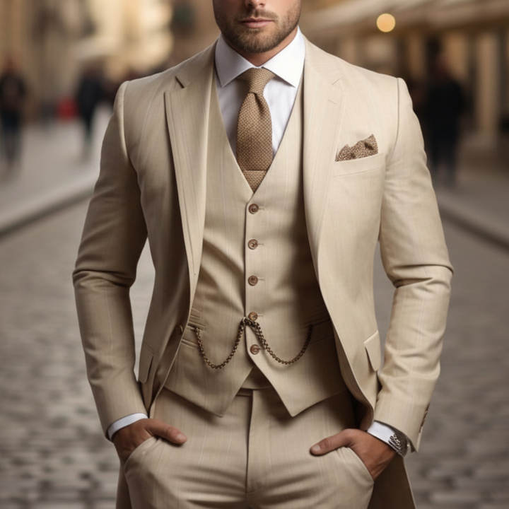 The Laurent Slim-Fit Three-Piece Suit