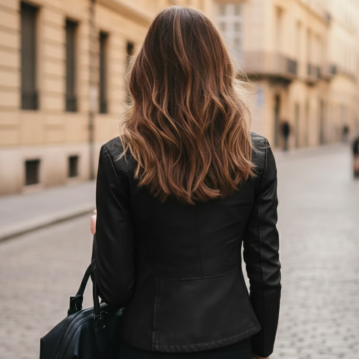 The Maren Faux Leather Jacket