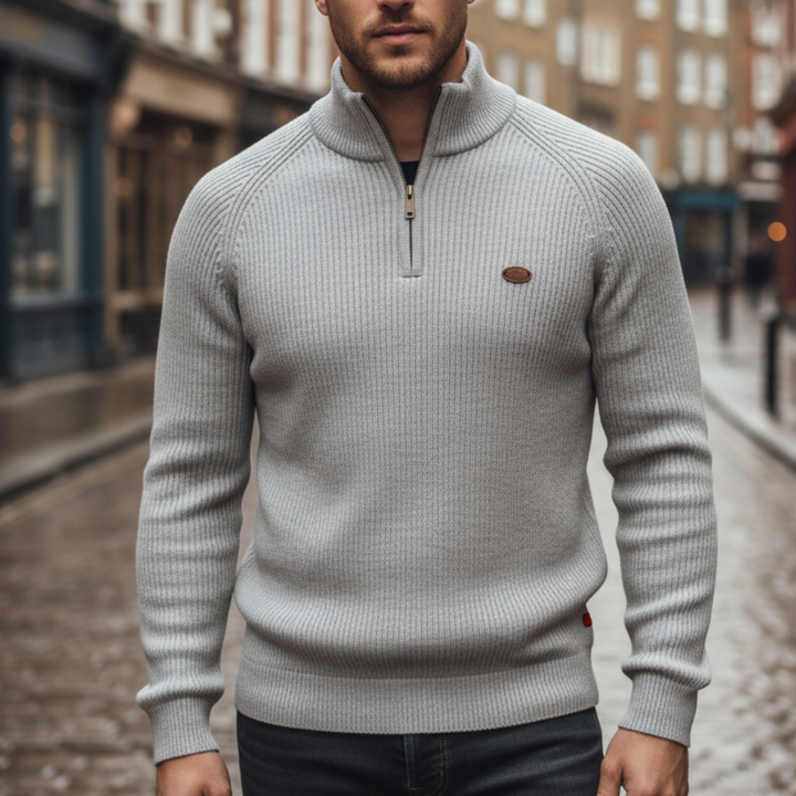 The Milo Half-Zip Knit Pullover