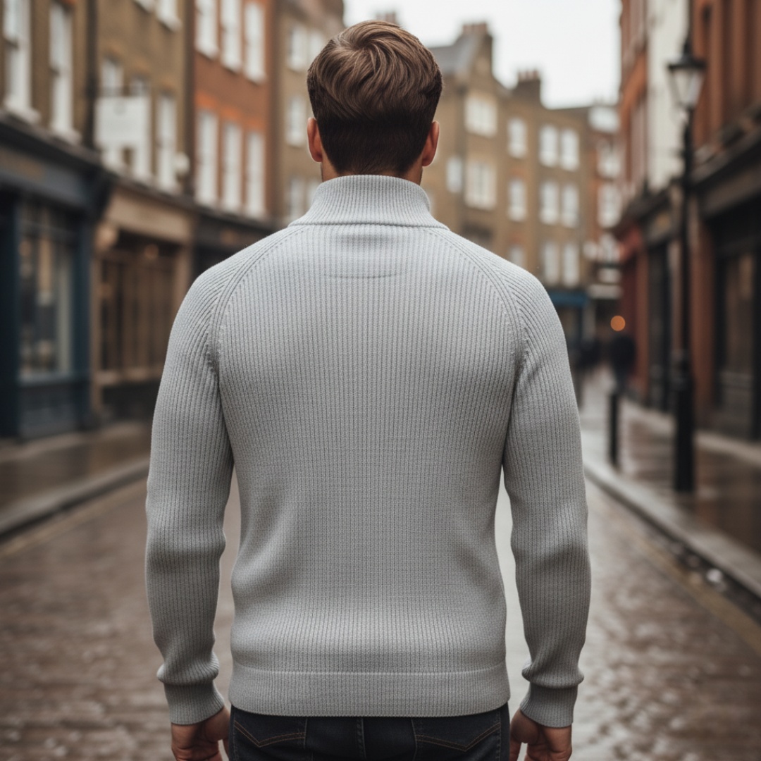 The Milo Half-Zip Knit Pullover