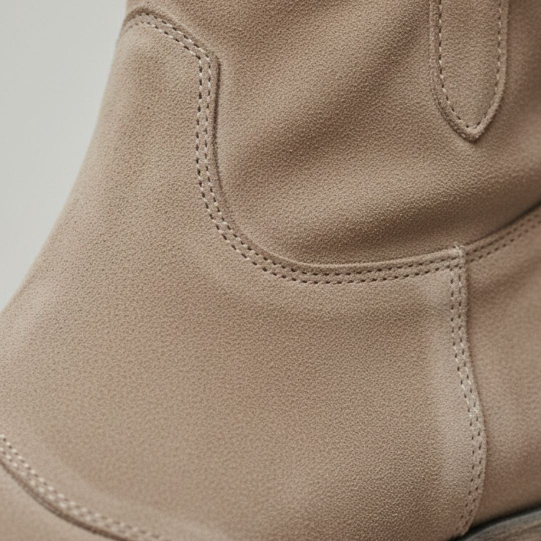  brown suede ankle boots, showcasing a refined style suitable for fall and spring.